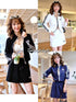 MINA Women Track Co-Ord Suits Jacket with Mini Skirts